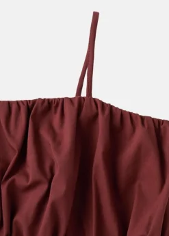 Ruched cotton top