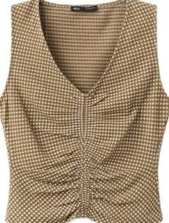 Ruched fitted top