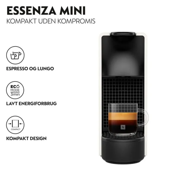 Sage SEC 220 WHT Nespresso Essenza Mini Capsule machine White