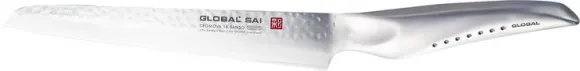 SAI-M04 Brødkniv, 17 cm, hamret