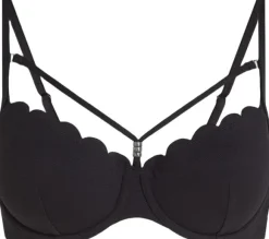 Scallop Padded Underwired Bikini Top