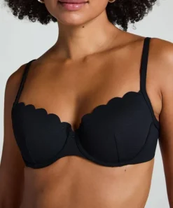 Scallop Padded Underwired Bikini Top