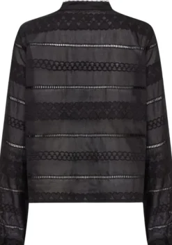 SC-AVA 1 Bluse Sort