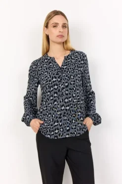 SC-SAFIRA 1 Bluse Sort