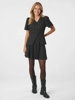 Selah B Pinstripe Skirt