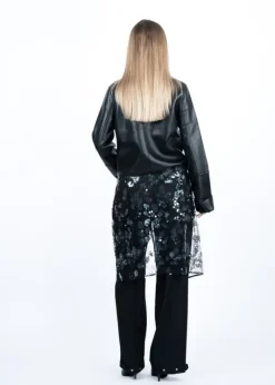 Sequin Wrap Skirt