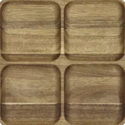 Serveringsfat 30,5 x 30,5 x 2,5 cm Akaciaträ