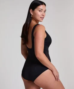 Shaping Shell Mesh Swimsuit