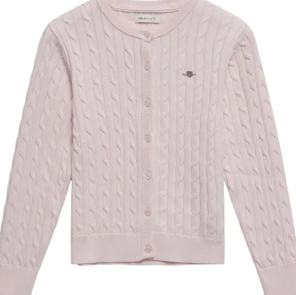 Shield Cable Knit Cardigan