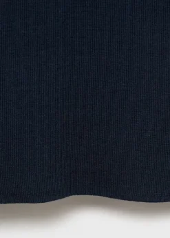 SHORT SLEEVED COTTEN BLEND SWEATER. -- CAMEL