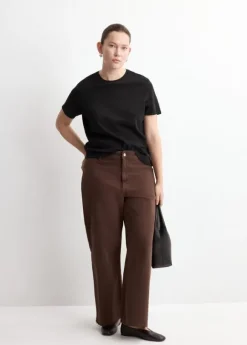 Short-sleeved cotton t-shirt