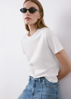 Short-sleeved cotton t-shirt