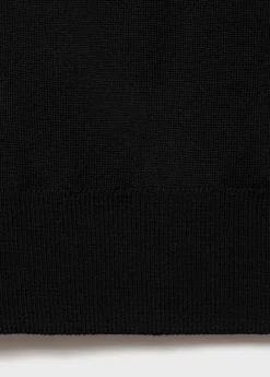 Short-sleeve jumper with metallic d