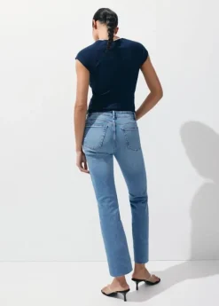 Sienna flared cropped jeans