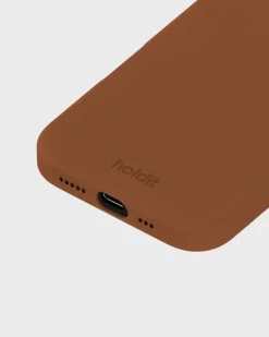 Silicone Case iPhone 16 Almond Brown