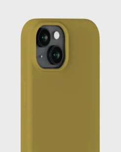 Silicone Case iPhone 15 Warm Olive
