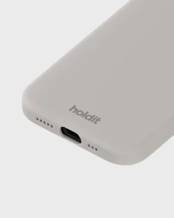 Silicone Case iPhone 15 Wool Gray