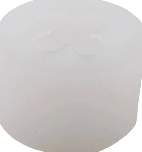 Silikoneform, Firkant med bobler, H: 4 cm.