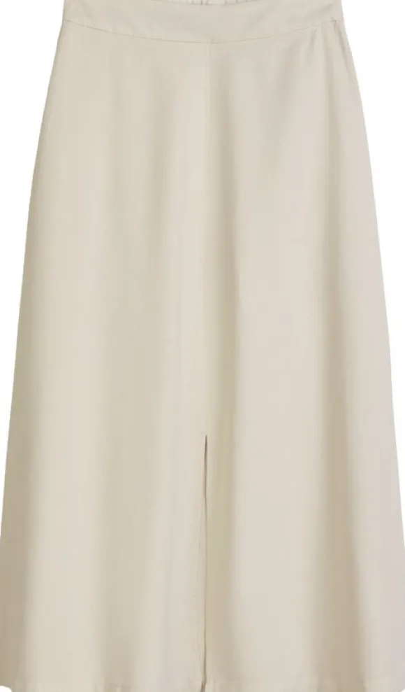 Skirt, casual A-line style, midi le