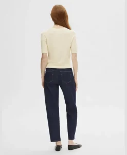 SLFELINNA NEW SS KNIT TOP NOOS