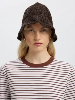 SLFESSENTIAL SS STRIPED BOXY TEE NO