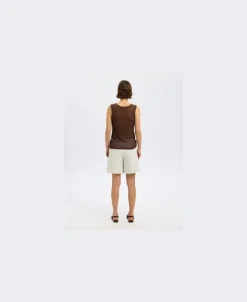 SLFHENNAH SL KNIT STRUCTURE TOP