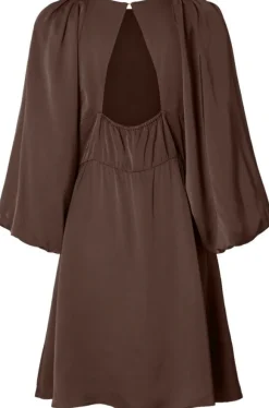 SLFLAURINA 3/4 SHORT OPEN BACK DRES