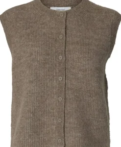 SLFLULU SL BUTTON O-NECK VEST NOOS