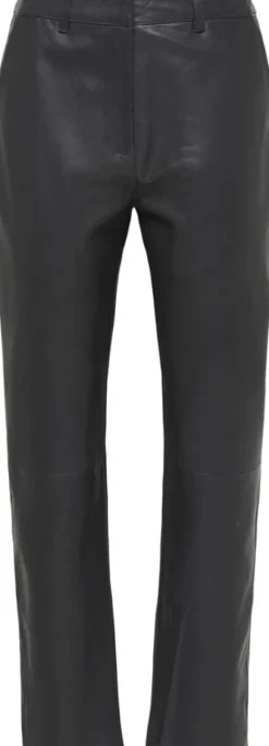 SLFMARIE CHINO MW LEATHER PANTS W N