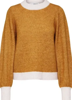 SLFSTAR LS CONTRAST KNIT X-MAS O-NE