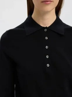 SLFTHEA LS KNIT MERINO COLLAR NECK