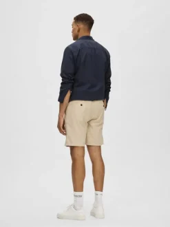 SLHCOMFORT-BRODY LINEN SHORTS W NOO