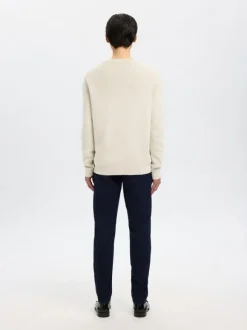 SLHDANE LS KNIT STRUCTURE CREW NECK