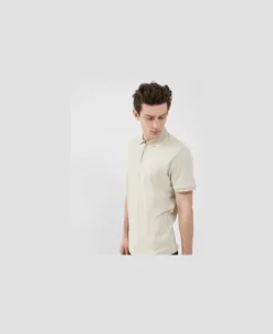 SLHFAVE ZIP SS POLO NOOS