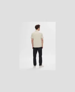 SLHFAVE ZIP SS POLO NOOS