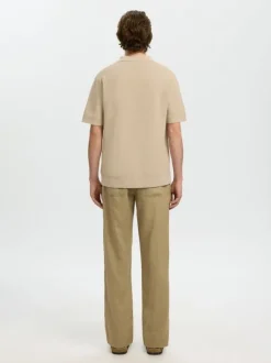 SLHMATTIS SS LINEN BLEND STRUC OPEN