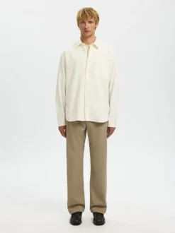 SLHREGCARLO DENIM LS SHIRT NOOS
