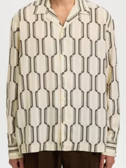 SLHRLXAXEL AOP LS SHIRT