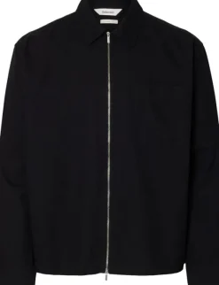 SLHRLXDAVID MIX ZIP OVERSHIRT