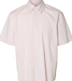 SLHRLXGEORGE DOBBY MIX SS SHIRT