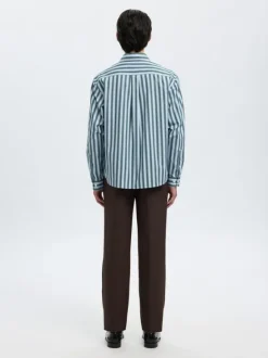 SLHRLXHENRIC STRIPE LS SHIRT