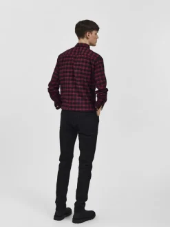 SLHSLIM-LEON 24001 BLACK ST JEANS W