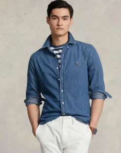 Slim Fit Denim Shirt