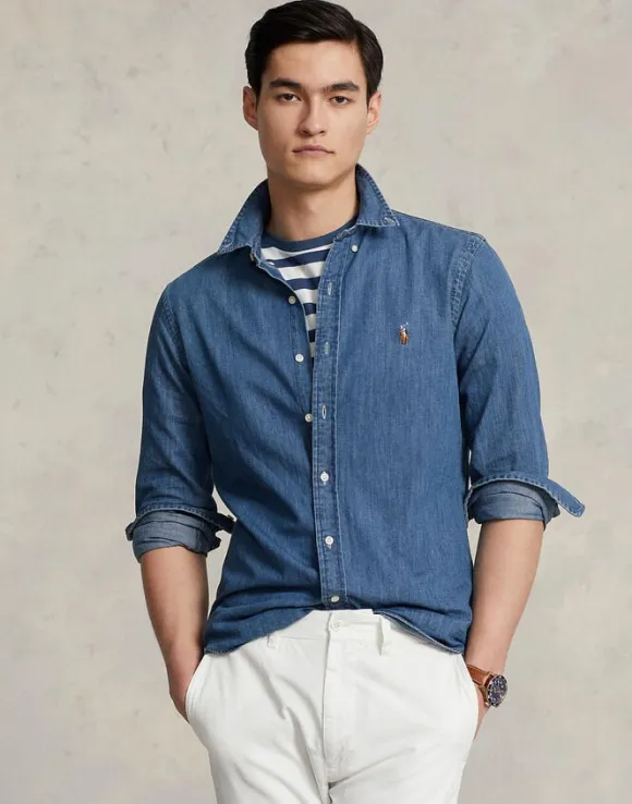 Slim Fit Denim Shirt