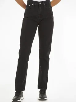 Slim straight jeans