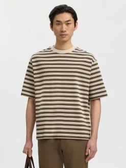 SLMRELAXASPEN 2-PLY STRIPE SS NOOS