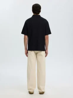 SLMRELAXSIMON RIBBED SS POLO