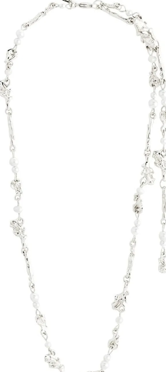 SLOAN pearl necklace silver-plated