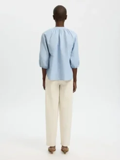 SLWCLEO-ALBERTA LINEN BLEND SHIRT N