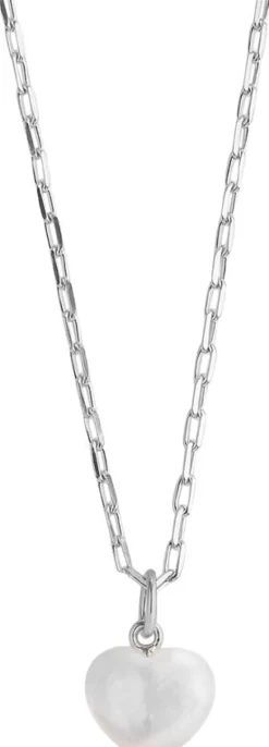 Small Souvenir Heart Pendant, sterling silver